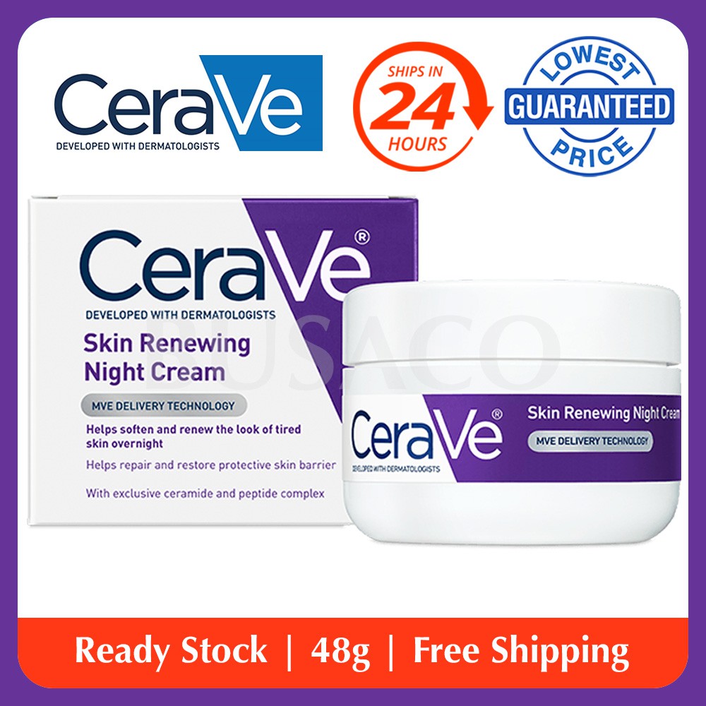 cerave niacinamide night cream