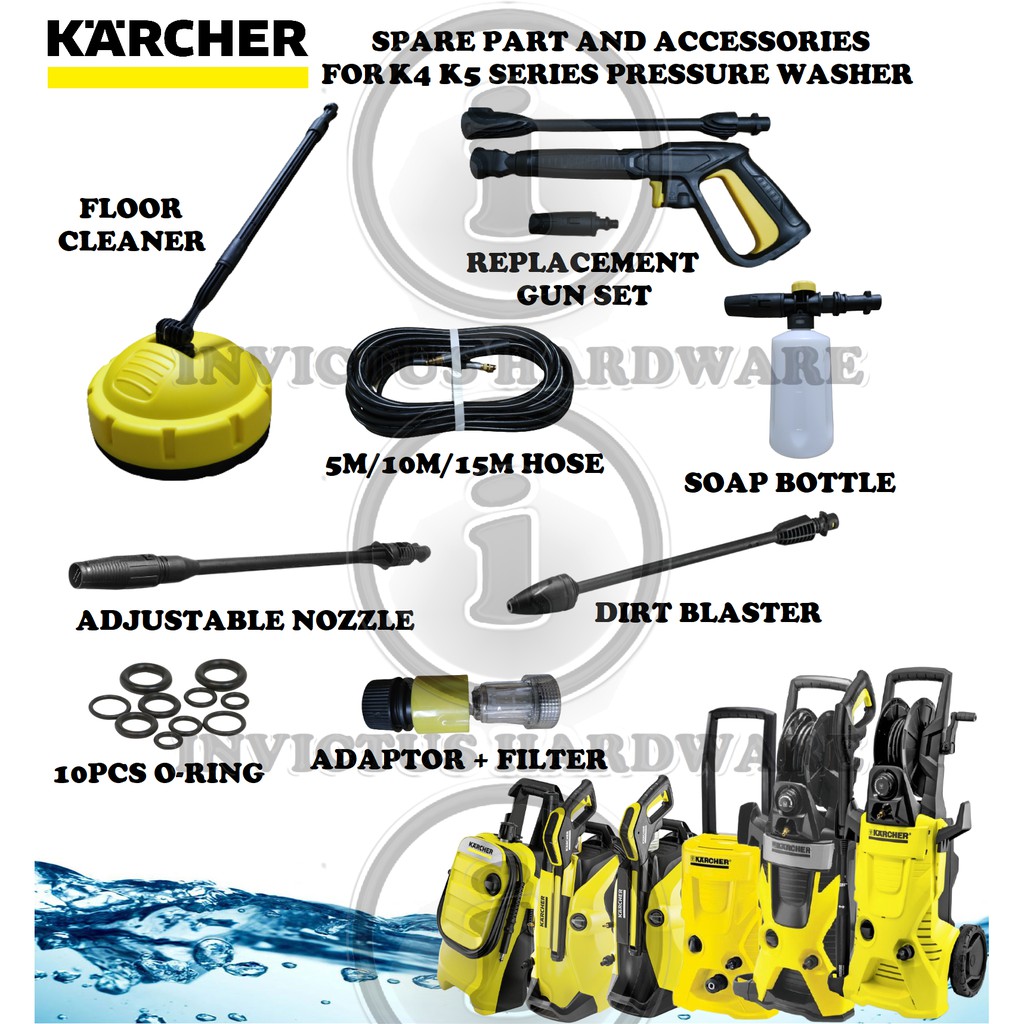 KARCHER K4 K5 REPLACEMENT SPARE PART ACCESSORIES HOSE NOZZLE ...