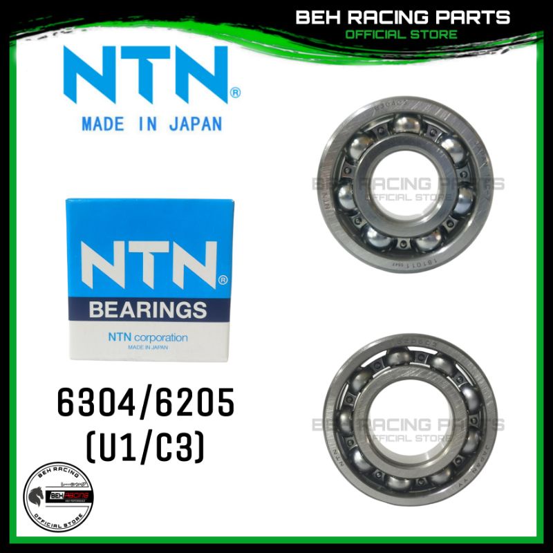6304 /6205 U1/C3 BEARING NTN JAPAN (2pcs) CRANKSHAFT BEARING FOR EX5