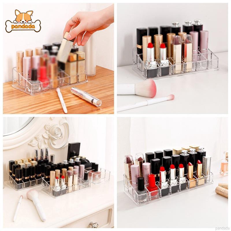 Multi Lattices Cosmetic Storage Case Makeup Display Stand