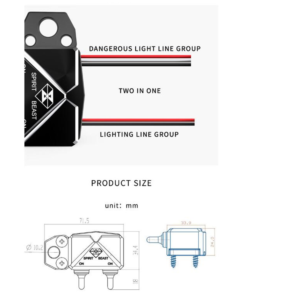 Motorcycle Fog Light Wiring Diagram from cf.shopee.com.my