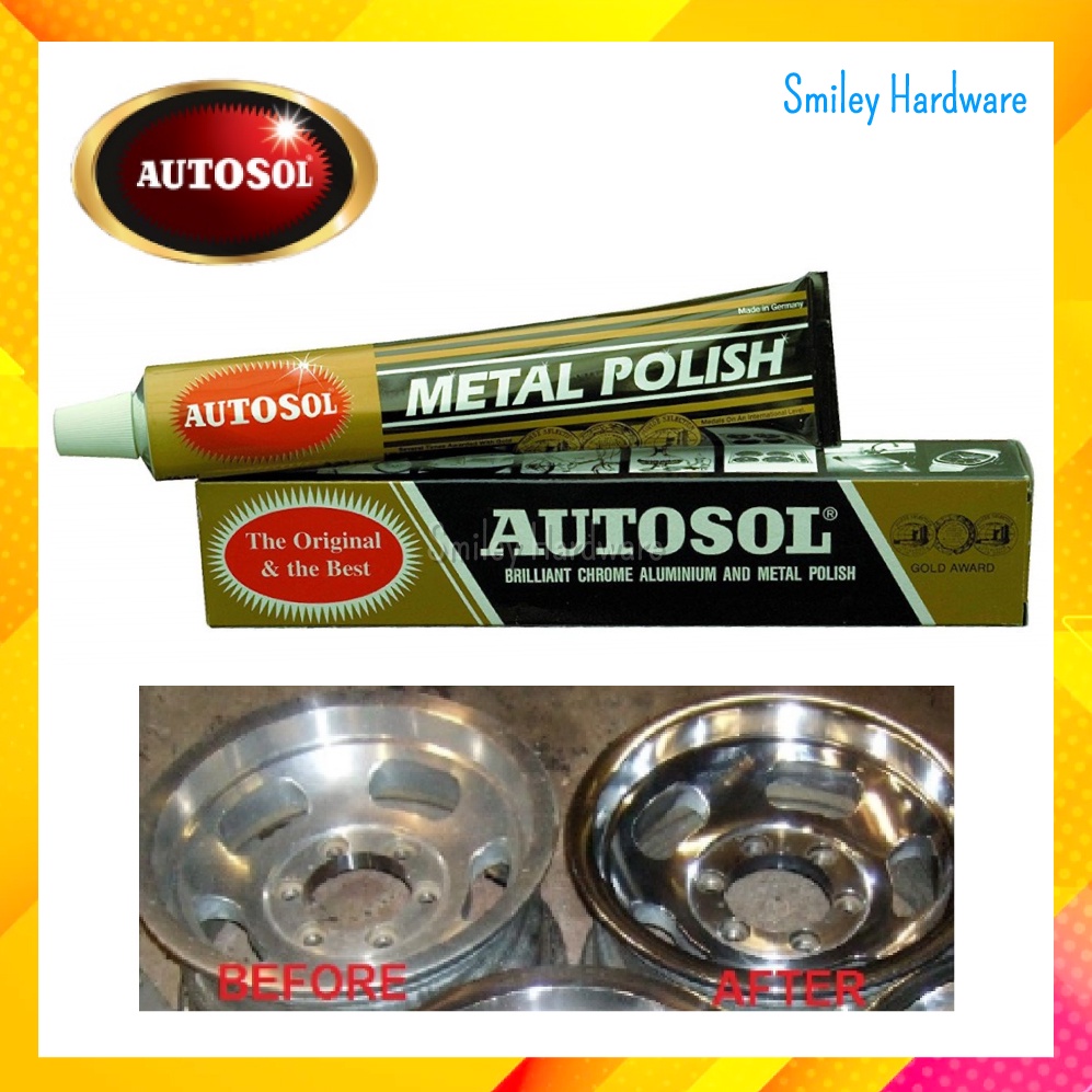 AUTOSOL Metal Polish Rust Remover Chrome Cleaner 75ml Shopee Malaysia