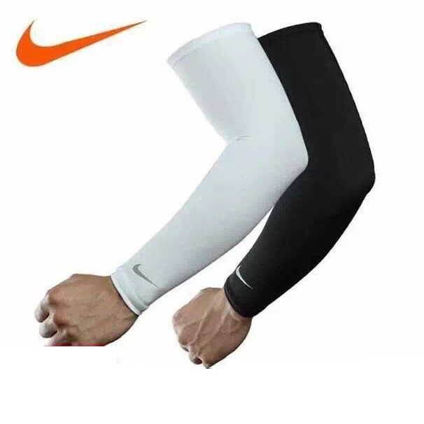 Men Sports Cover Hand Arm Elbow Protector Gear Basketball Football Long Sleeves 