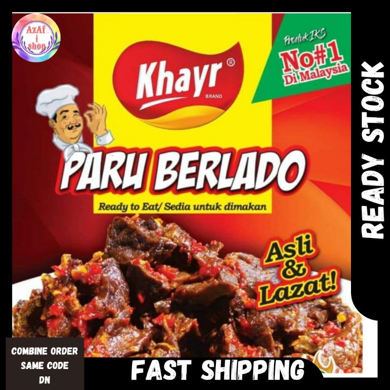 Sambal Paru Berlado Ready To Eat Shopee Malaysia