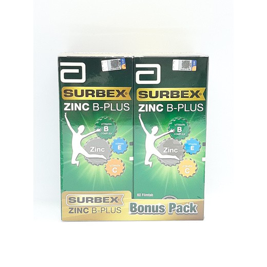 Surbex Zinc BPlus 60'sx2 (EXP10/2023) Shopee Malaysia