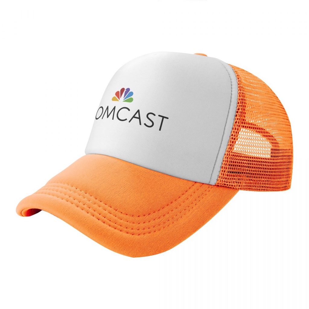 Comcast Logo Adult Mesh Baseball Hat Men's Cap Women's Cap Baseball Cap Wear Sun Hat Mesh Hat Sunscreen Outing Street Hip-Hop Sports High Cap Net Cap