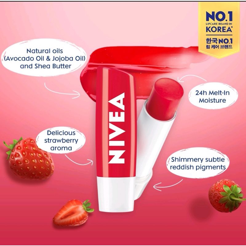 Nivea Lips Balm 4.8g (READY STOCK) Shopee Malaysia
