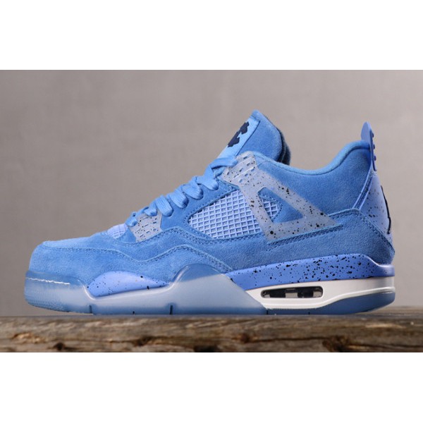 jordan 4 blue and white