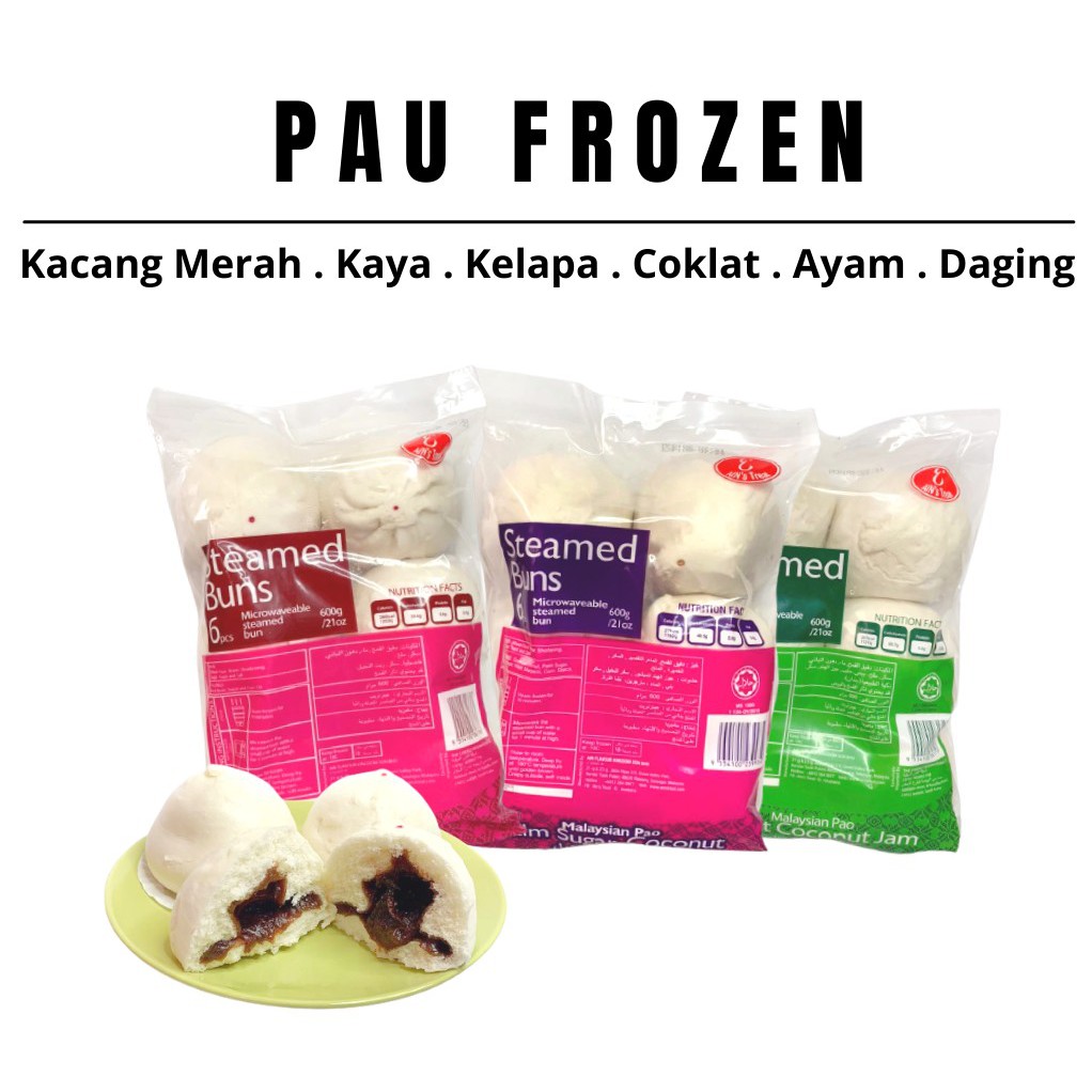 Buy Pau Kukus Frozen Steamed Buns Seetracker Malaysia