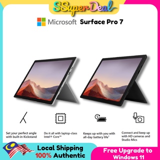 Microsoft 12.3” Multi-Touch Surface Pro 7 (Platinum/Matte Black)