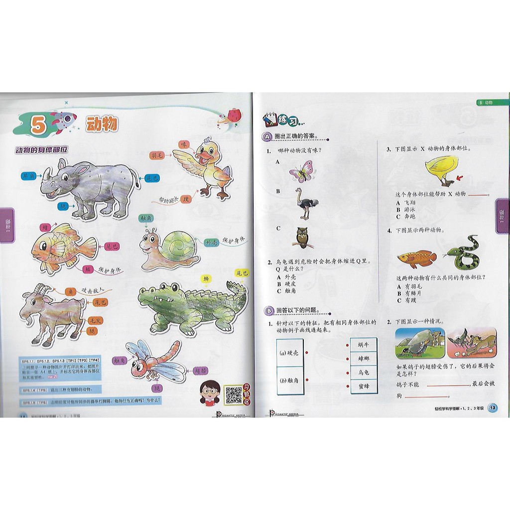 轻松学科学图解第1阶段1 2 3年级kssr Semakan Proaktif Media Science Buku Panduan Sains Tahap 1 Sjkc Kssr Semakan Shopee Malaysia