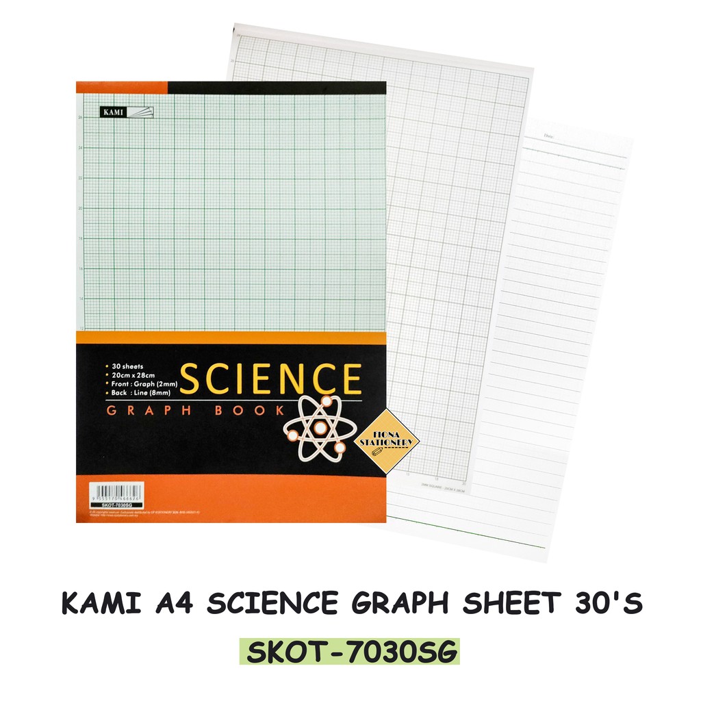 Kami A4 Graph Book Science Graph Sheet 30's Shopee Malaysia