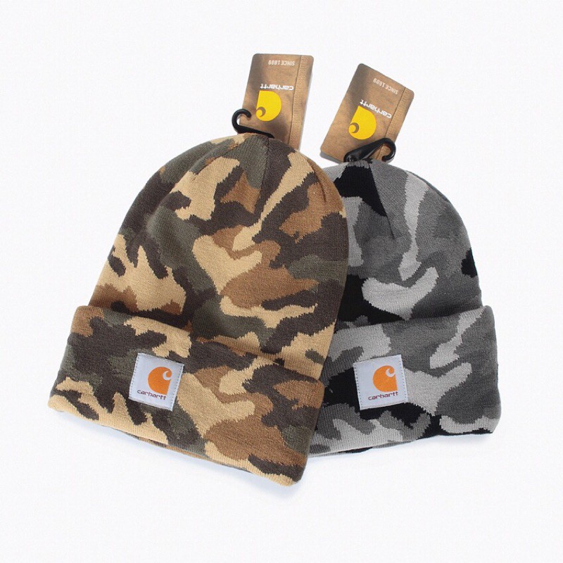 carhartt camouflage beanie