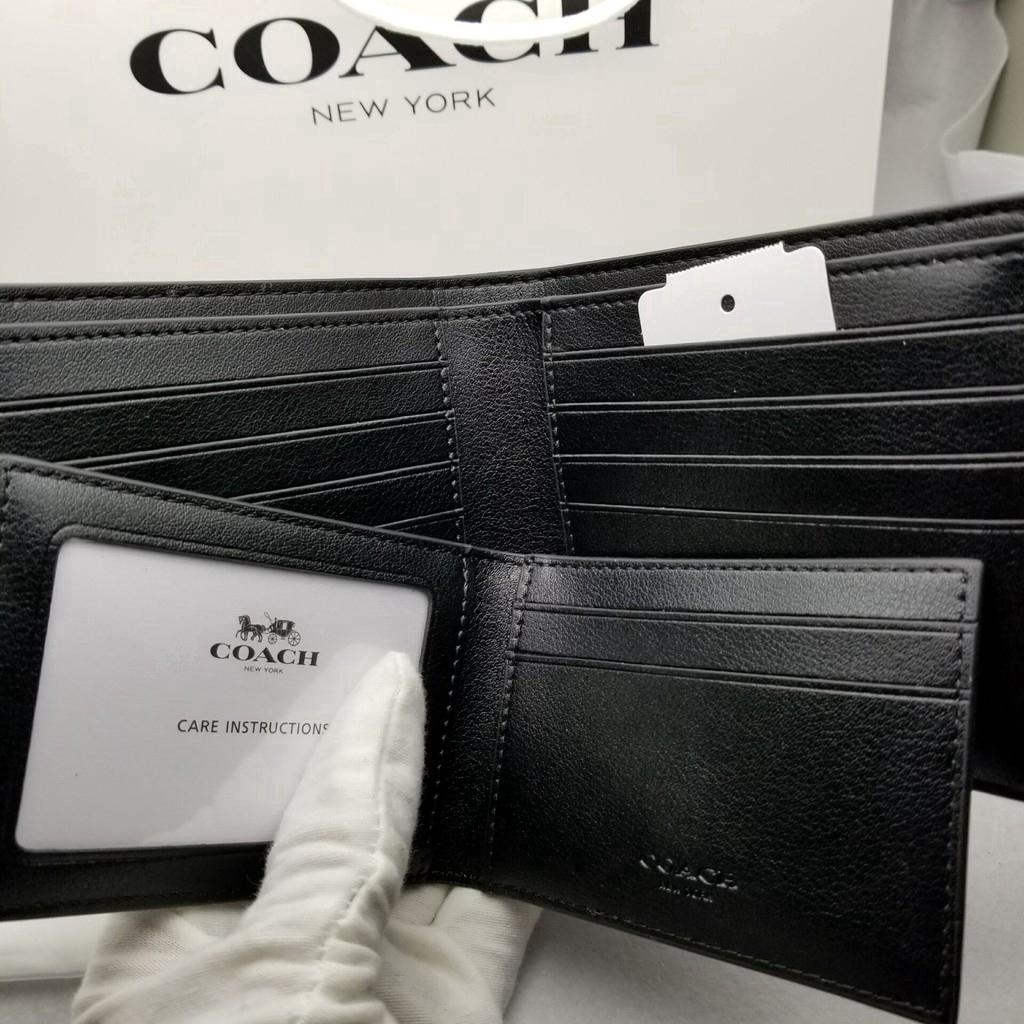 6.6/6.18 Promotion Day Coach wallet COACH Men's Wallets Fold Over ...