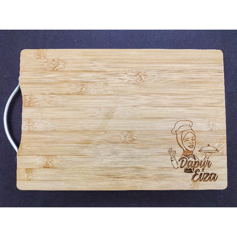 Custom Cutting Board Chopping Board Papan Pemotong Laser Engrave Shopee Malaysia