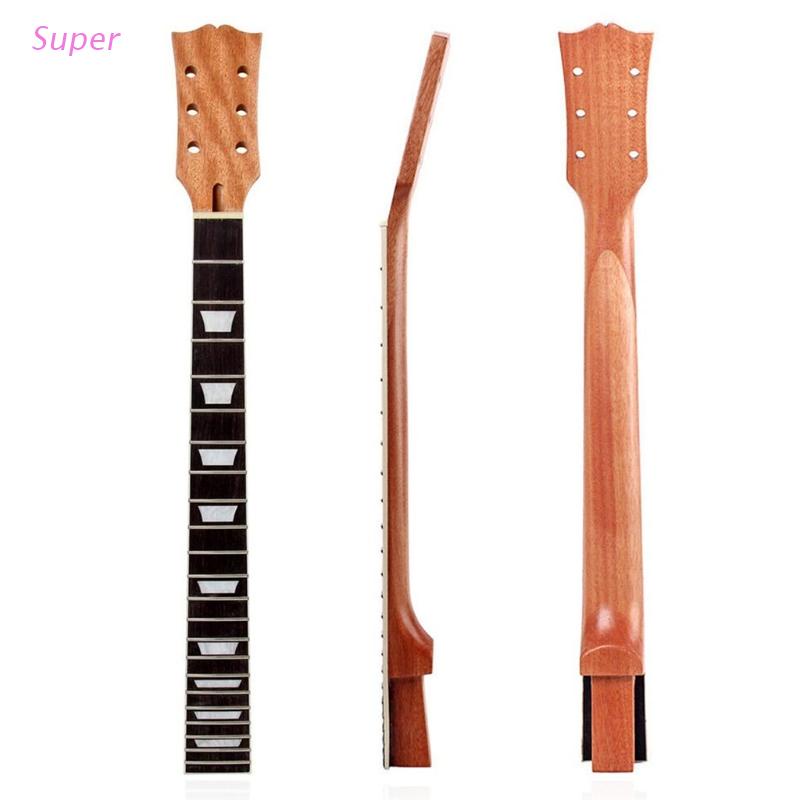 Best 22 fret Mahogany Rosewood Fretboard Replacement Guitar Neck Parts