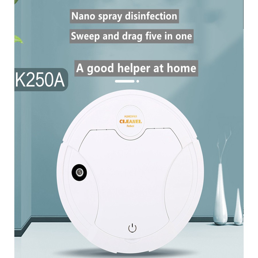 {Ready Stock in MY} K250A Intelligent 5 in 1 Sweeping Robot With Air