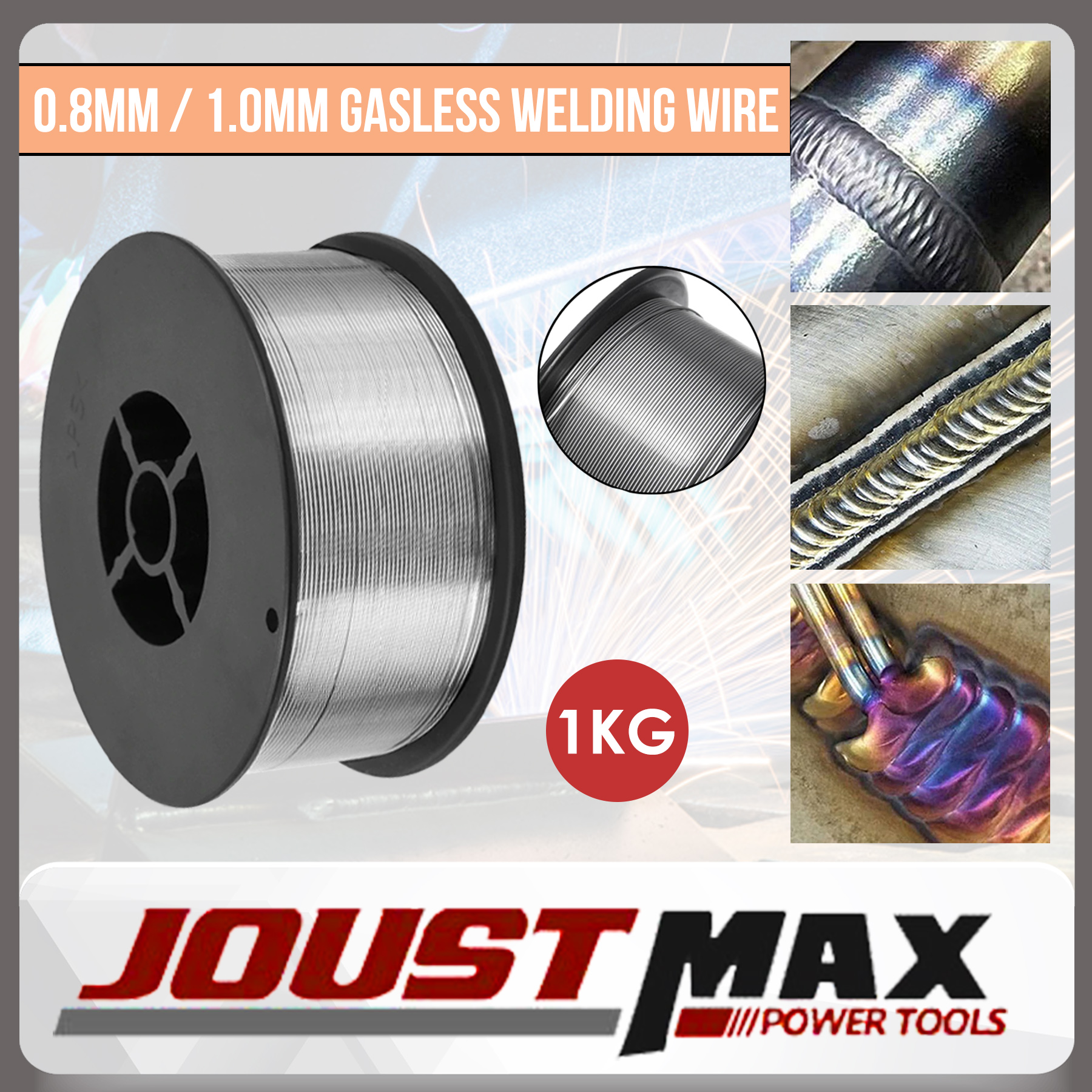 1kg 0.8mm / 1.0mm Flux Cored Gasless Mig Welding Wire Shopee Malaysia