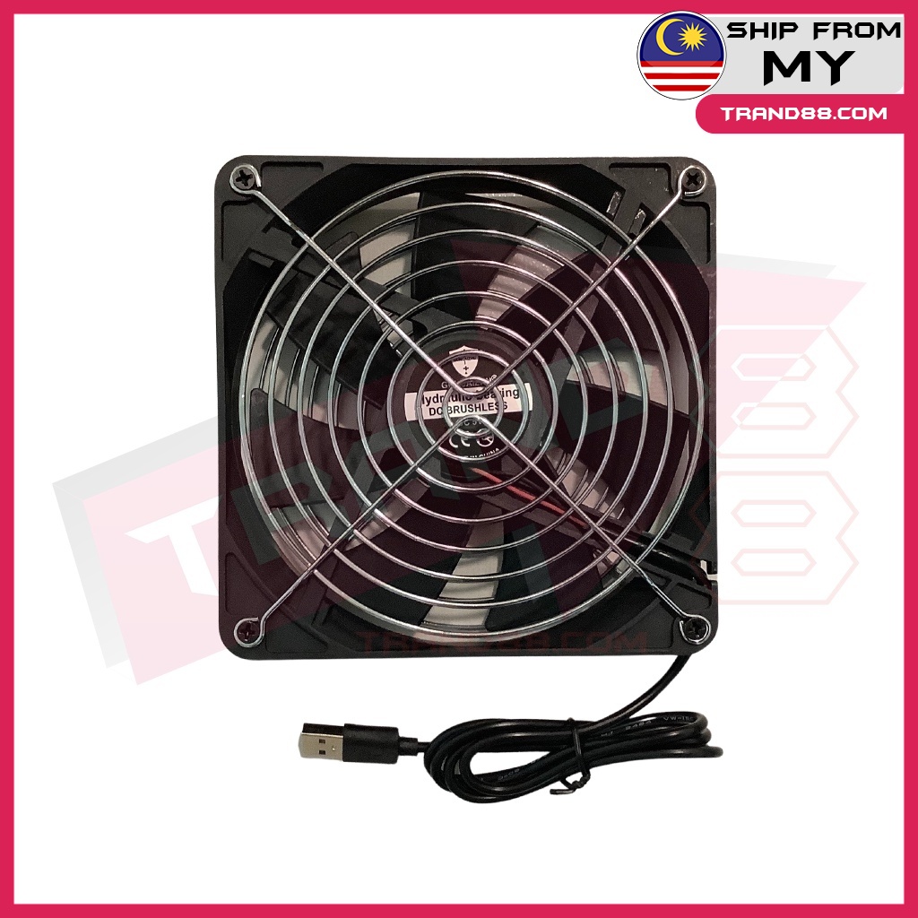 USB Fan 1200RPM 8CM 12CM 14CM Cooling Fan For LCD TV Android Box Modem Router Laptop Kipas 5V