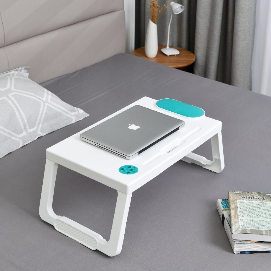 Multi Tasking Laptop Bed Tray Foldable Portable Smartphone Lap