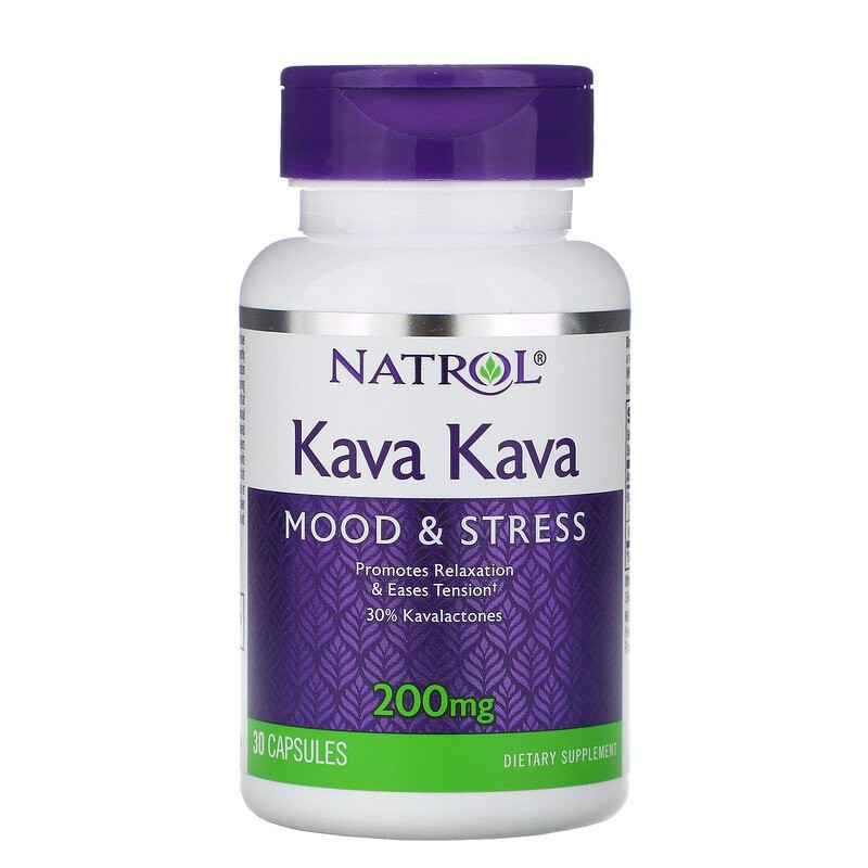 Natrol, Kava Kava, 200 mg, 30 Capsules Shopee Malaysia