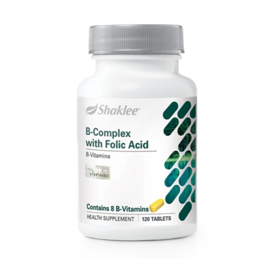 Shaklee B-Complex With Folic Acid - Complete With All Eight Bs (120 ...