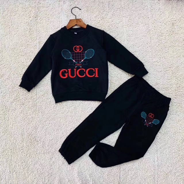 kids gucci sweat suit