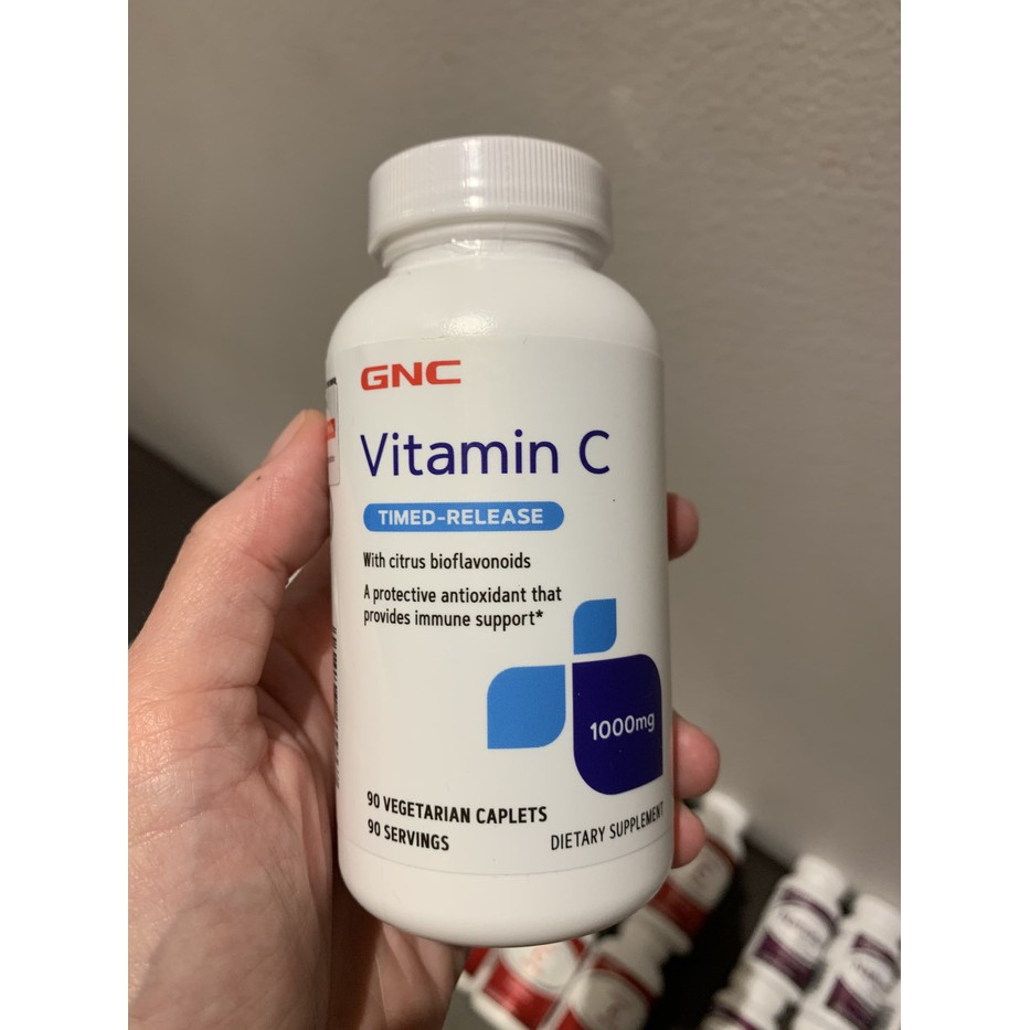 Gnc Vitamin C 1000mg Timed Release 60 Vegetarian Caplets Herbal Original Shopee Malaysia