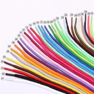 50cm/100cm/150cm/200cm Unisex Rope Multi Color Waxed Round Cord Dress Shoe Laces Colourful Shoelace
