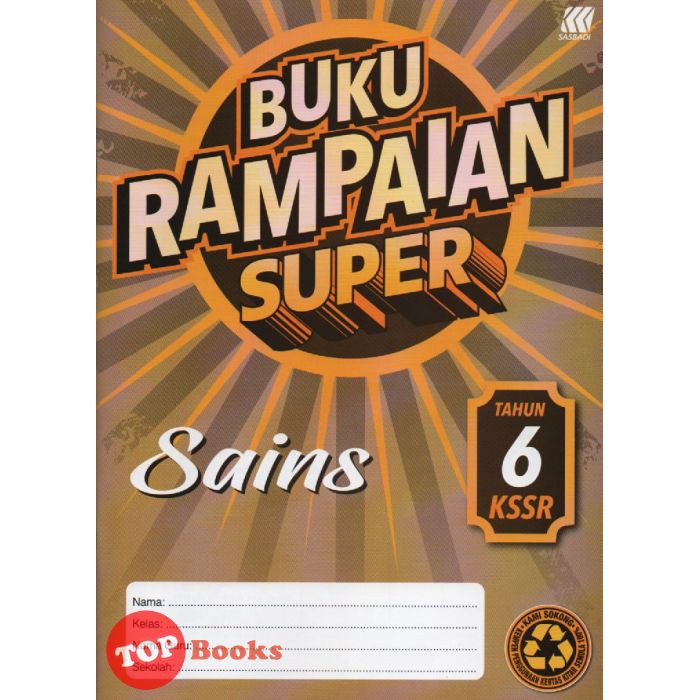 Topbooks Sasbadi Buku Rampaian Super Kssr Sains Tahun 6 2020 Shopee Malaysia