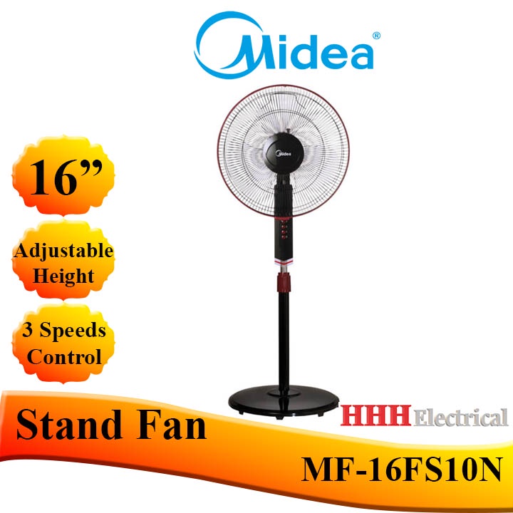 Midea Stand Fan 16 Mf 16fs10n Shopee Malaysia