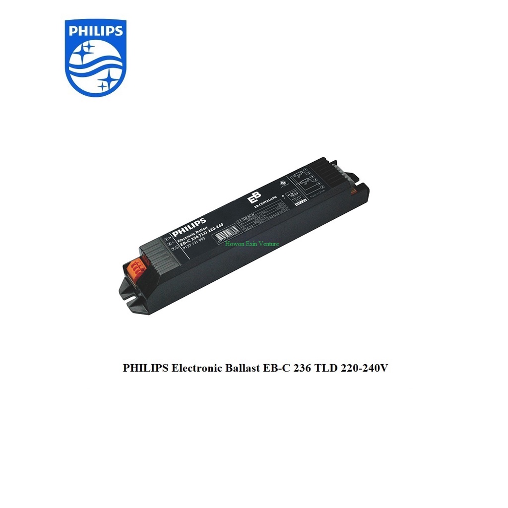 PHILIPS Electronic Ballast EBC 236 2x36W TLD 220240V Shopee Malaysia