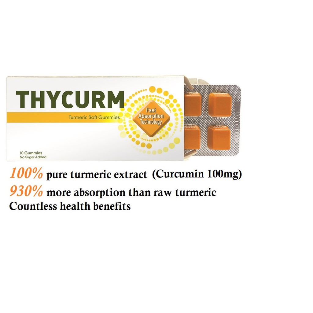 Thycurm Turmeric Soft Gummies (10 gummies x 3boxes) Shopee Malaysia