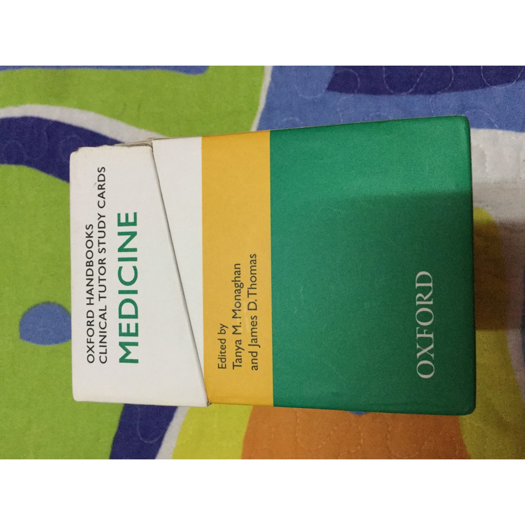 H T Sale Oxford Handbooks Clinical Tutor Study Cards Medicine Shopee Malaysia