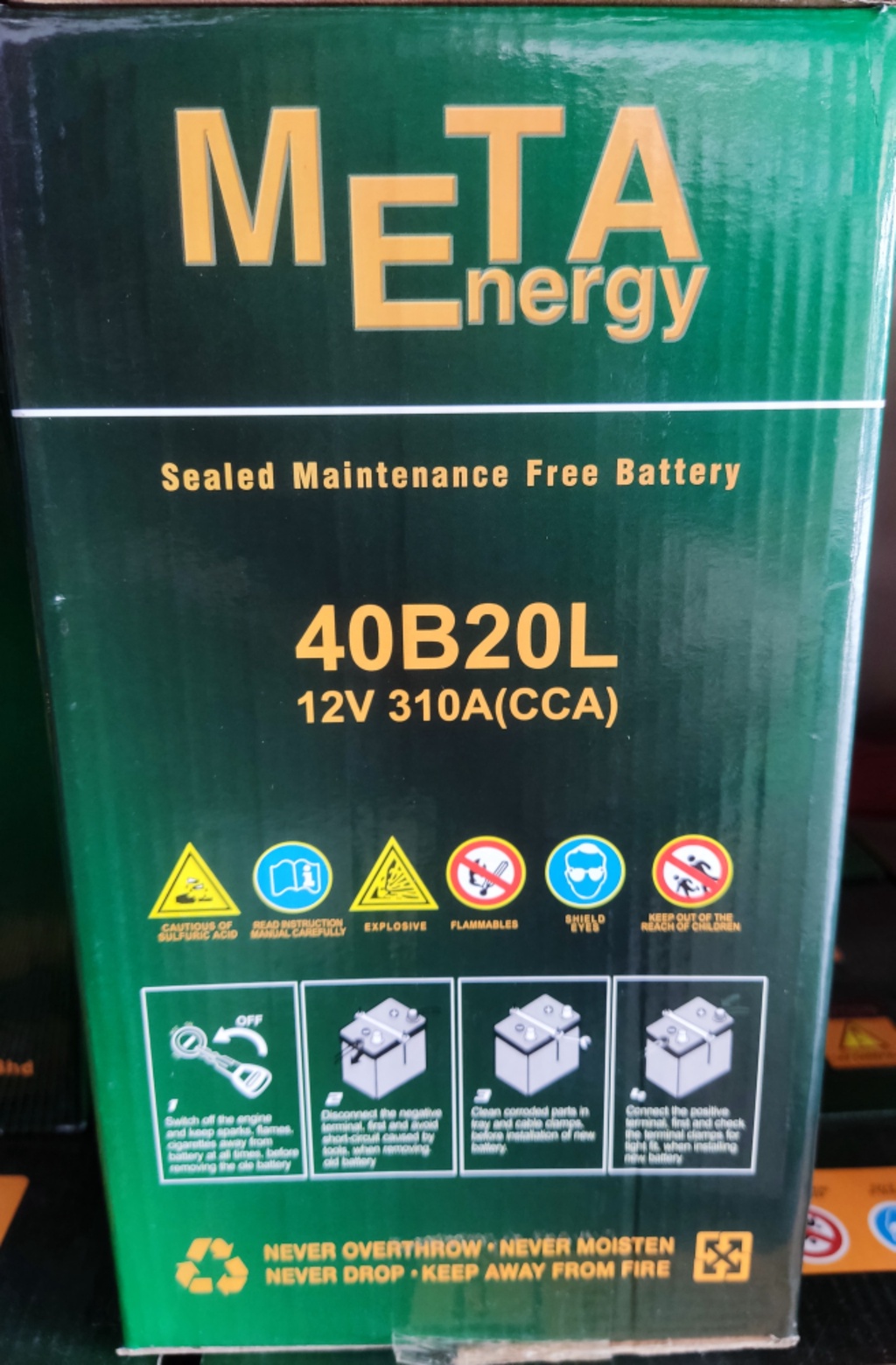 NS40 NS40ZL Battery AMARON Car Battery Myvi Battery Alza Battery Bateri ...