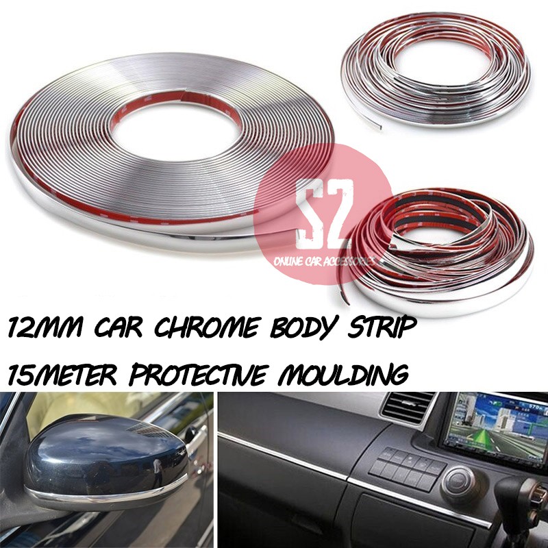 chrome lining for car