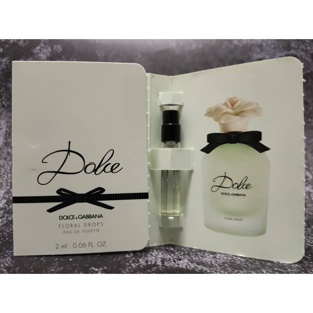 2ML VIALS DOLCE & GABBANA DOLCE FLORAL DROPS EDT | Shopee Malaysia