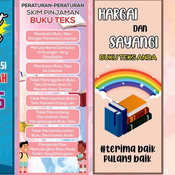 Buku teks sayangi poster 2022 ~