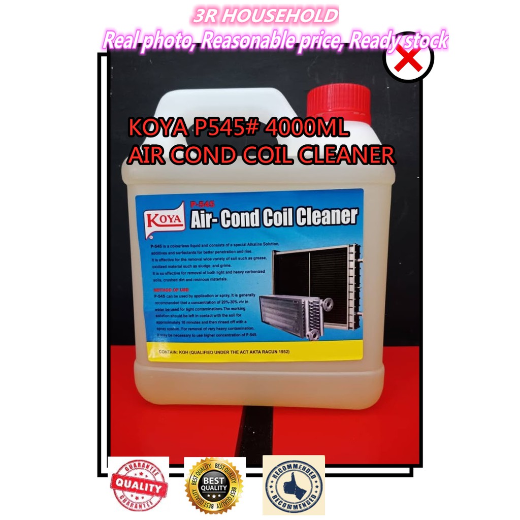 OFFER!!! DIY KOYA P545 AIR COND COIL CLEANER 1000ML / 4000ML / P545