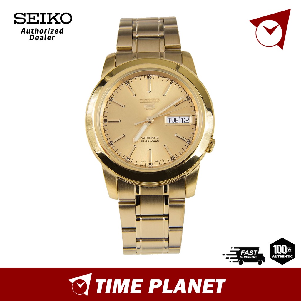 Official Warranty] Seiko 5 SNKE56K1 Automatic Stainless-Steel Men Watch -  Gold | Shopee Malaysia
