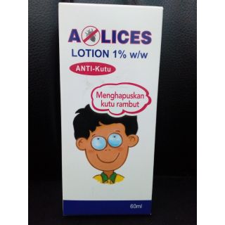 UBAT KUTU RAMBUT (60ml) - A lices lotion menghapuskan kutu 