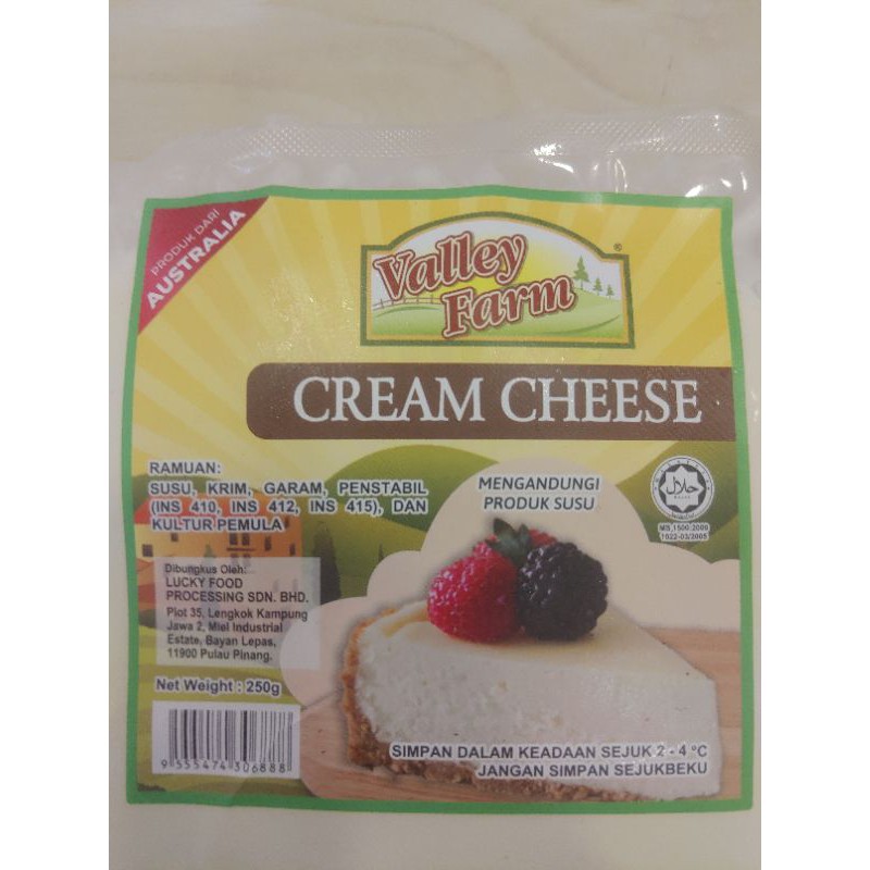 Valley Farm Cream Cheese 500g