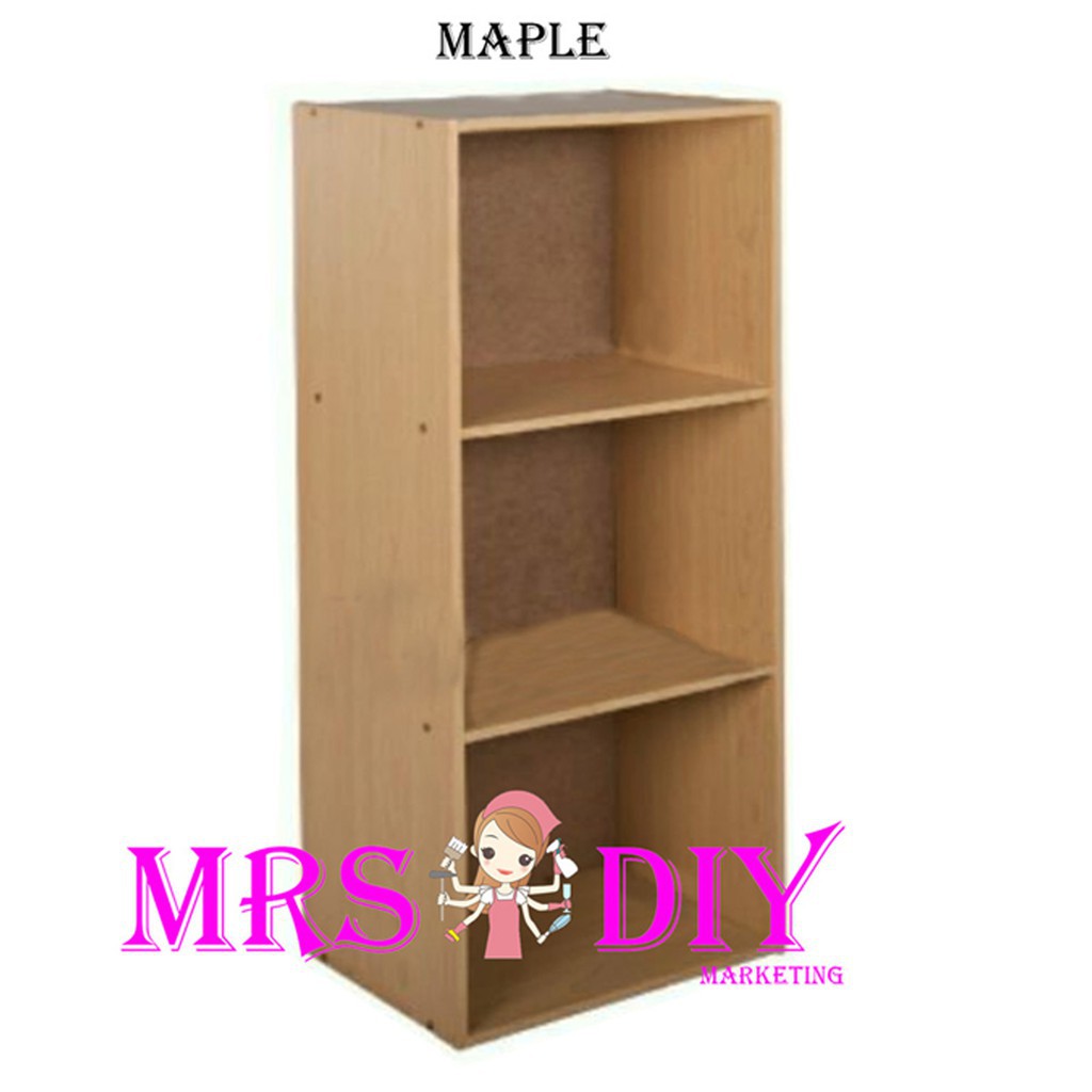 Diy Book Shelf Rak Buku Iqarash Shopee Malaysia