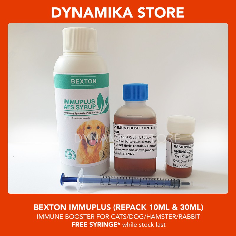IMMUPLUS IMUN BOOSTER UNTUK KUCING & ANJING – IMMUNE BOOSTER FOR CATS