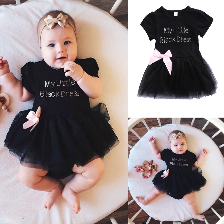 black tutu baby girl