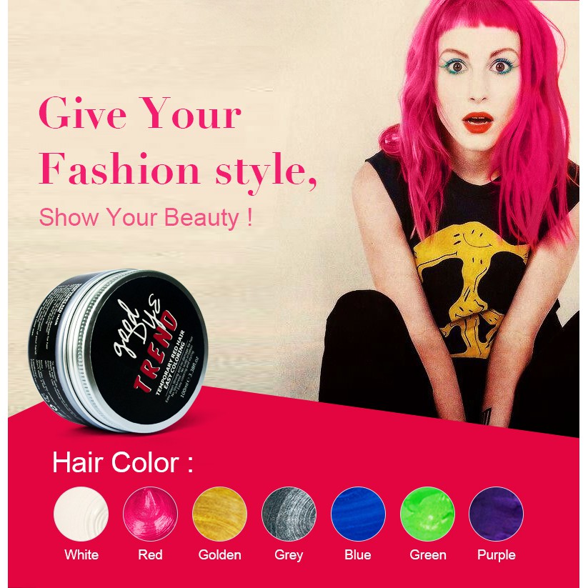 Purc 1pc Hair Dye One Time Red Hair Wax Hair Dye Wax For Hair