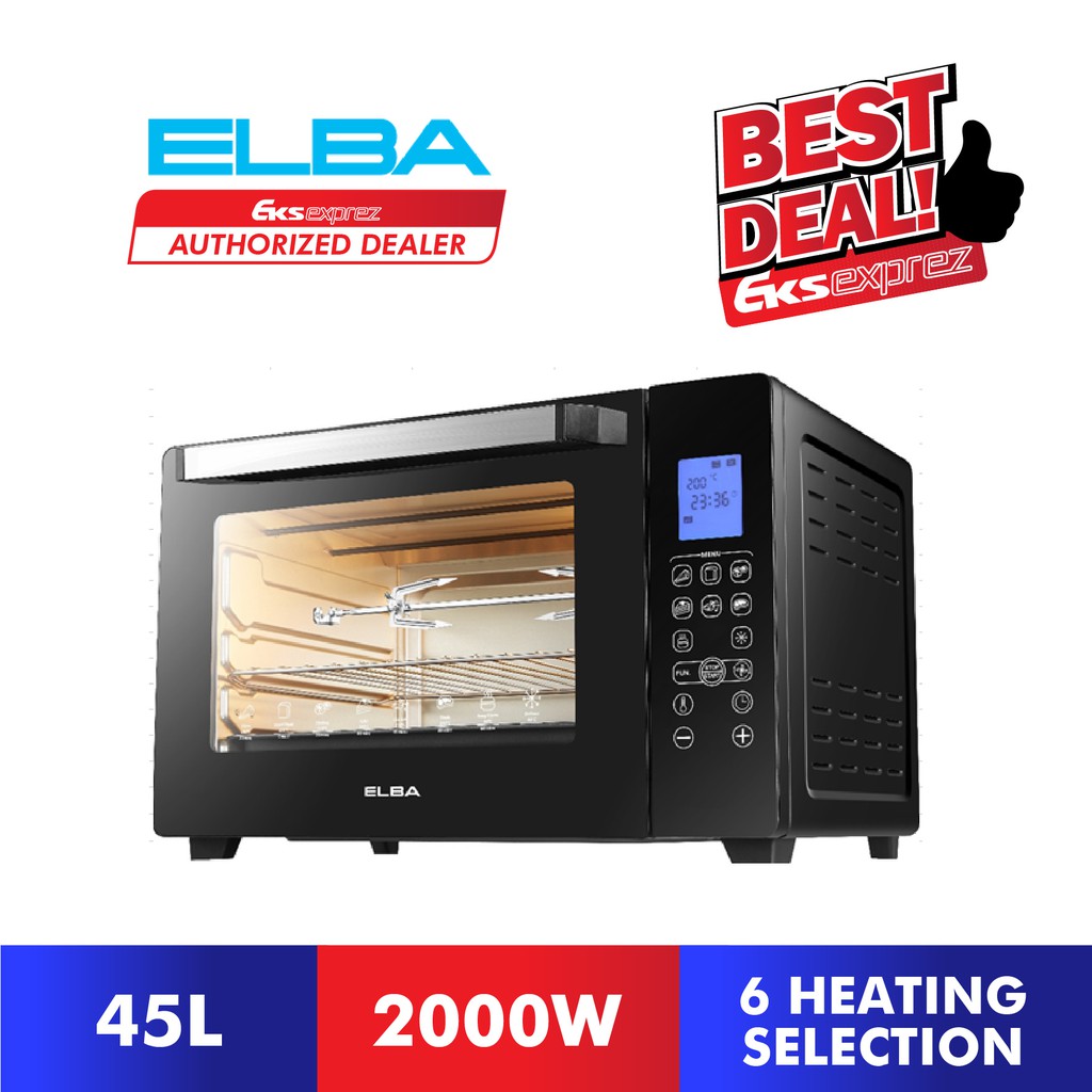 ELBA Electric Oven (2000W/45L) EEOJ4591D (BK)/(2200W/60L) EEOJ6091D