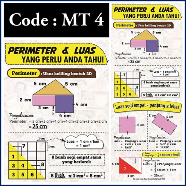 Luas Kawasan Berlorek Math F4 Nota