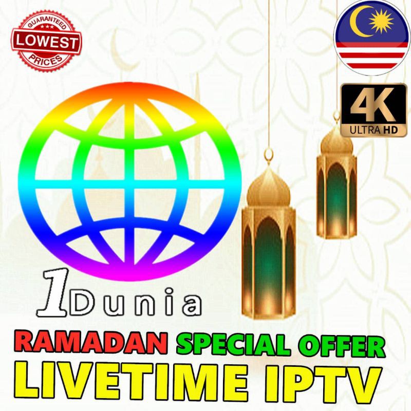 Ready Stock Best 1 Dunia Iptv Full Malaysia Pass 4k Uhd Subscription Top Up Syber Myiptv