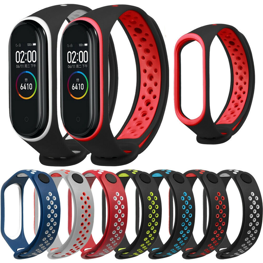 Xiaomi Mi Band 3 strap & Mi Band 4 strap Replacement Sport Soft ...